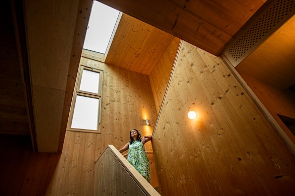 Susan Chan says she rarely opens the windows because mechanical ventilation keeps the air fresh.