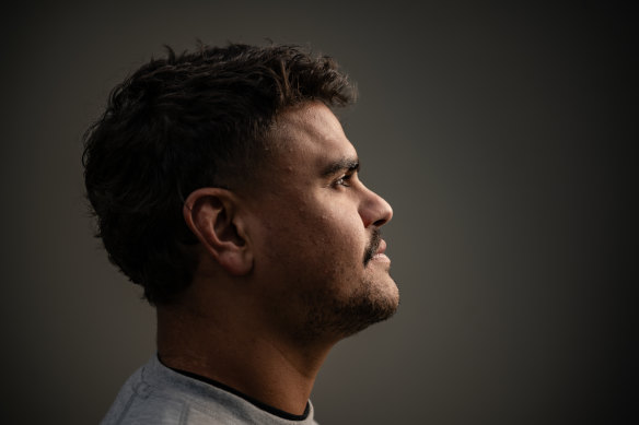 South Sydney’s Latrell Mitchell.