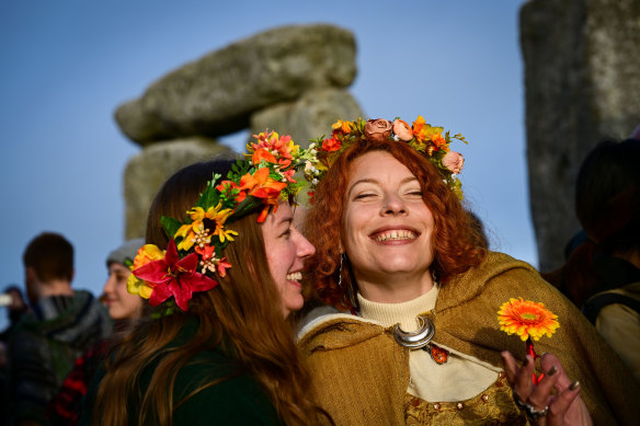 About 6000 people  came to the Henge for the day, many paying large sums for premium access. 