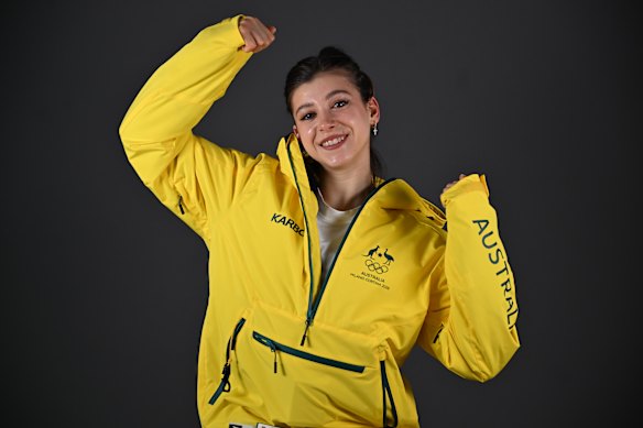 Anastasiia Golubeva’s Australian citizenship came through just in time.