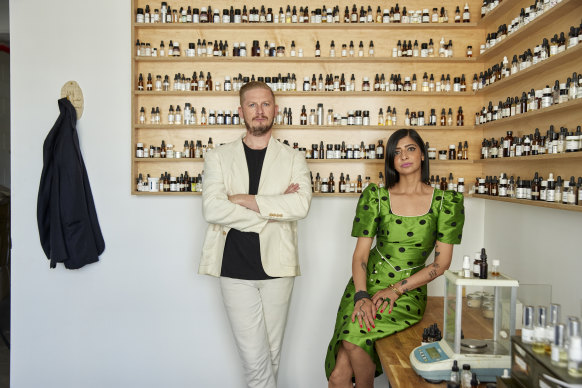 David Seth Moltz and Kavi Ahuja Moltz, co-founders of D.S. & Durga.