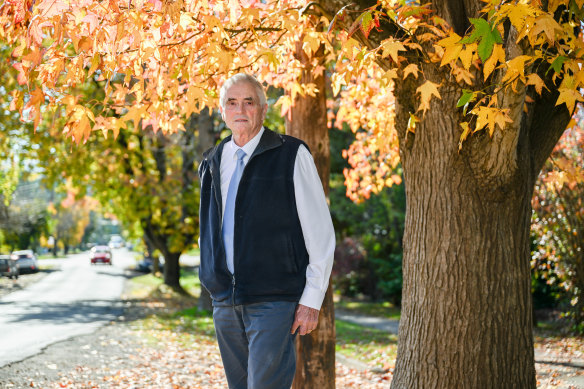 Jim Child was Yarra Ranges mayor when he halted a 2023 council meeting when the public gallery became unruly.