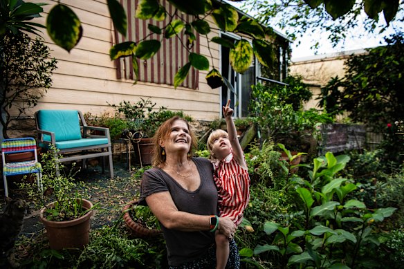 Sarah Connors and her granddaughter Cece, who she cares for one day a week.