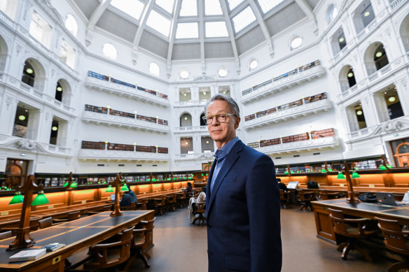 State Library Victoria chief executive Paul Duldig never wants to cancel a rainbow story time again.