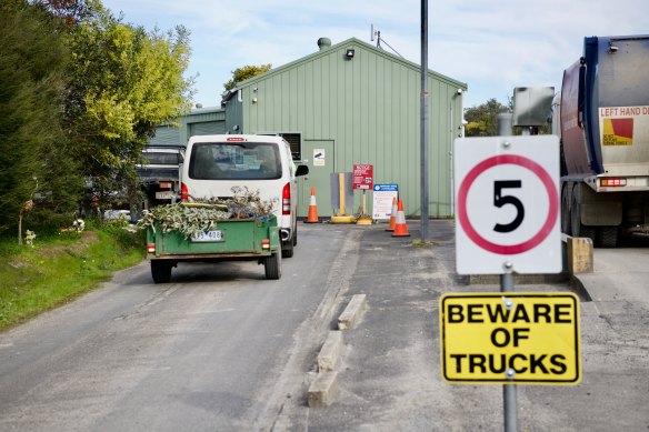 Police returned to an East Gippsland tip on Wednesday as part of their ongoing investigation.