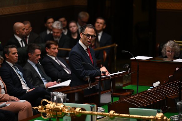 NSW Treasurer Daniel Mookhey delivers the 2025/26 NSW State Budget.