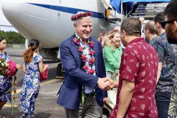 Shadow minister for international development and the Pacific Michael McCormack in 2022.
