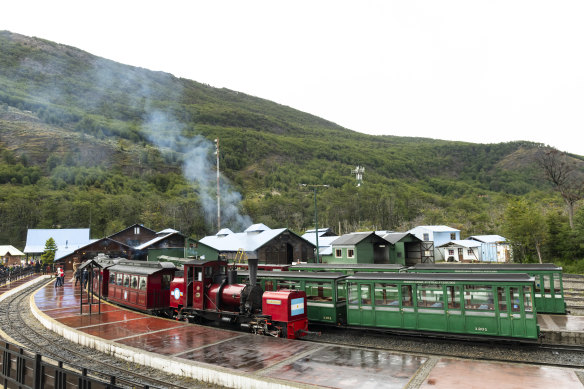  A station platform “in the middle of nowhere”.
