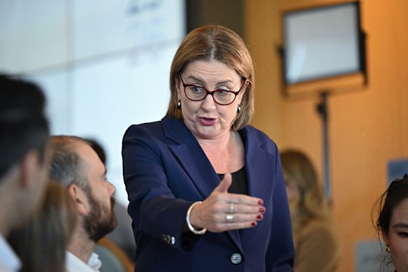 Premier Jacinta Allan made the announcement at a VCCI event.