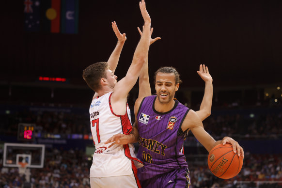 Xavier Cooks provided the impetus for the Sydney Kings’ win over Perth on Saturday night.
