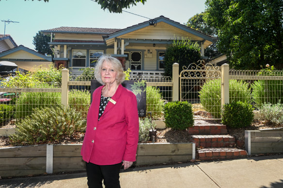 Whitehorse Mayor Denise Massoud, in one of Box Hill’s heritage streets, is concerned about the loss of neighbourhood character.