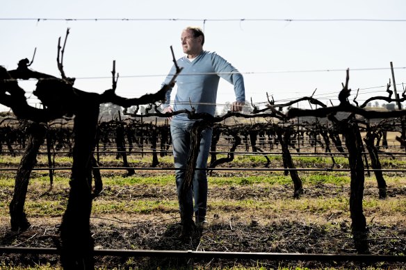 Andrew Margan and the Hunter Valley vineyards under threat from mining and residential development.