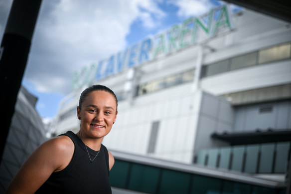 Back in Melbourne: Ash Barty returns to the scene of one of her greatest triumphs. 