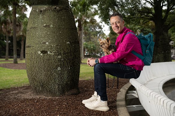 Adam Haddow, a partner at SJB Architects, says living in a smaller home has made him more conscious of what he brings into it.