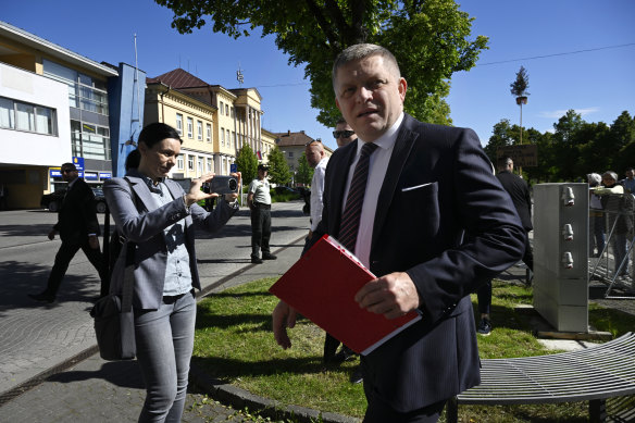Slovakia’s Prime Minister Robert Fico was shot and injured after an away-from-home government meeting in Handlova.