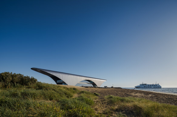 The Queenscliff Ferry Terminal is shortlisted in the Victorian Architecture Awards.