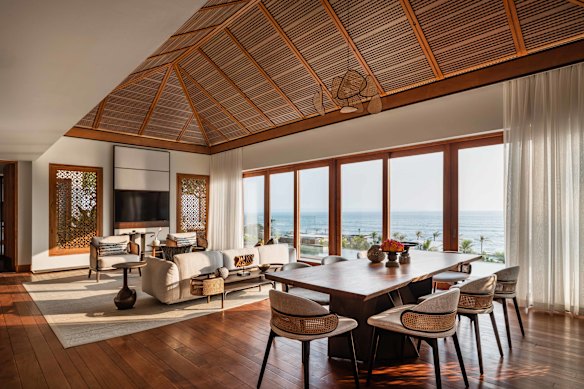 Penthouse living room.