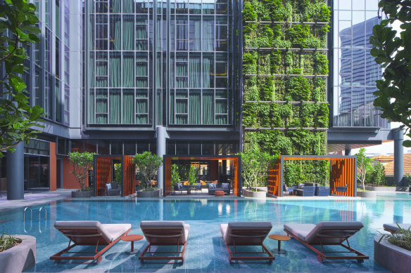 After a gruelling flight, The Pullman Singapore Hill Street hotel is a welcome resting place.