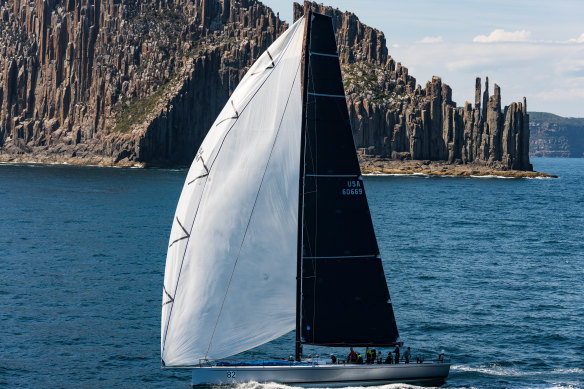 On the home stretch in the Sydney Hobart.