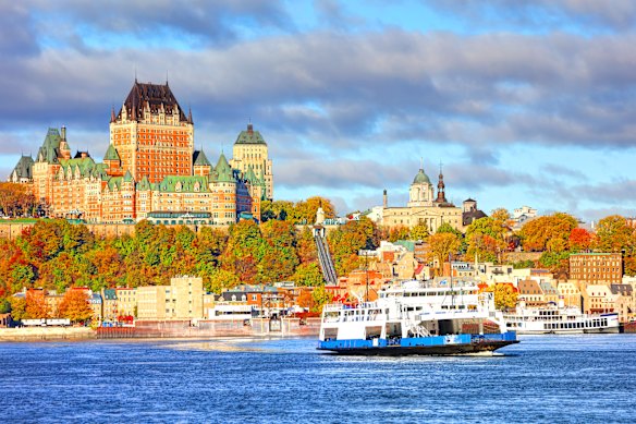 Cruises have boomed to Quebec City.