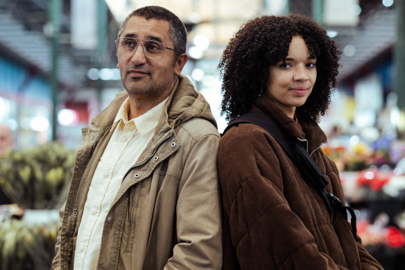 Cliff Curtis (left) and Tanzyn Crawford play a father and daughter in the comic drama Swift Street.