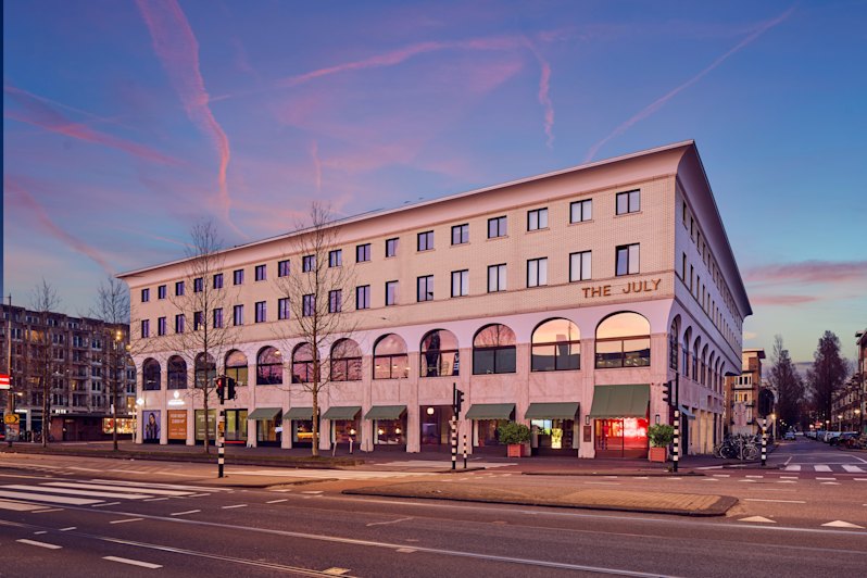 The July is a serviced apartment operation in Europe, including this complex in Amsterdam.