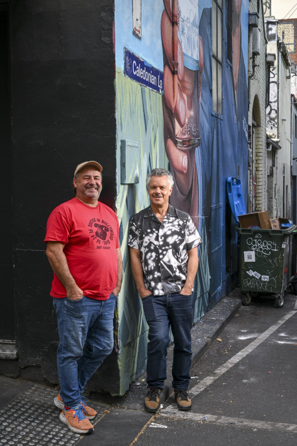 Festival founders Jerome Borazio
(left) and Danny Rogers have been mates since childhood.