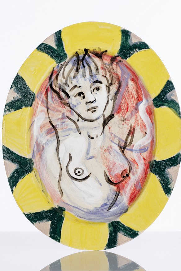 For Wheel of Fortune, Sharpe collaborated with potter Janna Ferris to create First Morning.