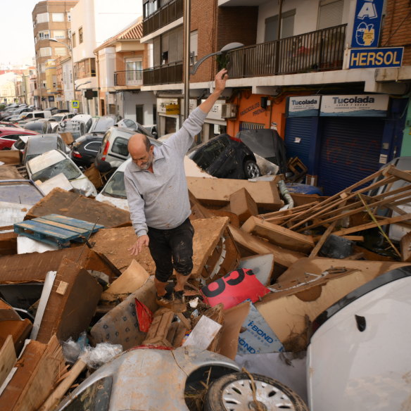 Flash floods hit Valencia in Spain