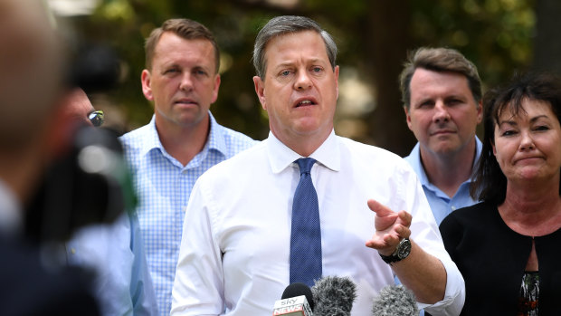 Opposition Leader Tim Nicholls has repeatedly refused to acknowledge the possibility the LNP will not form government without the support of One Nation.