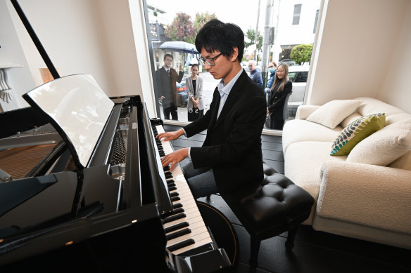 Grand piano that plays itself on sale
