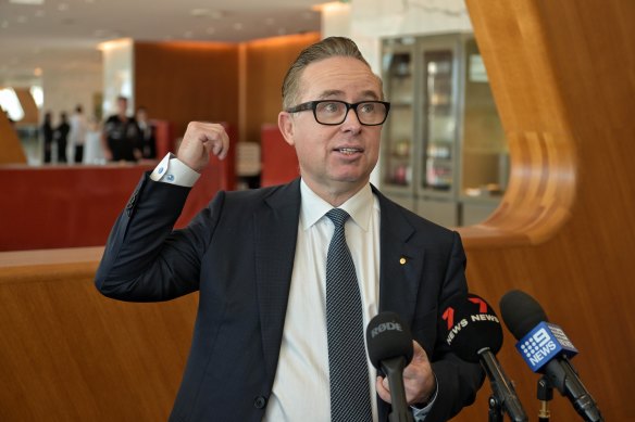Qantas boss Alan Joyce has said he plans to remain in charge until at least the end of the year.