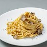 Perfection… tajarin al tartufo.