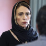 A new movie about the 2019 Christchurch terror attack would centre on the response of NZ Prime Minister Jacinda Ardern (pictured here days after the shooting). 