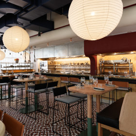 The main dining room.
