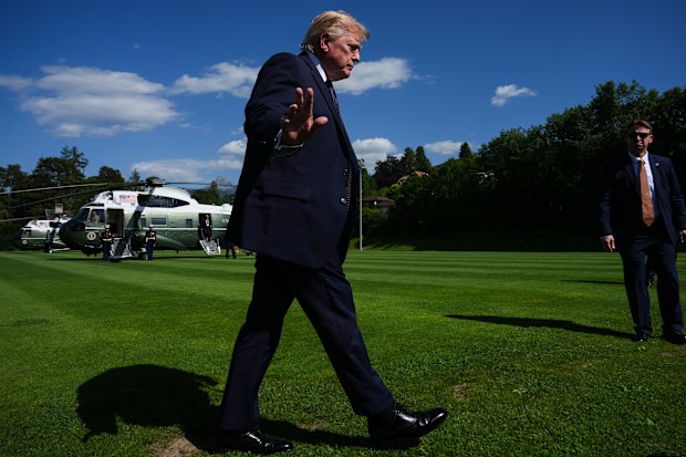 Donald Trump has denied claims the US would pay Iran as part of its deal.