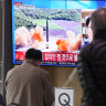 South Korea test-fires rocket, accuses North Korea of fakery