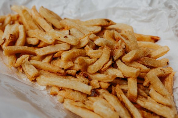 The blond beauties at Merrylands West Takeaway.
