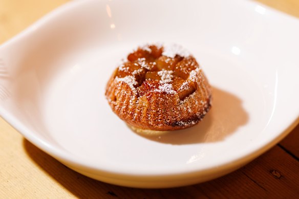 Pear tea cake.