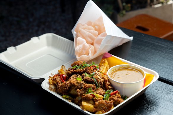 The super popular Spice Bag at Northern Soul. 