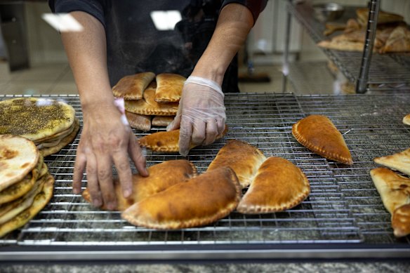 Cheese pies are a crowd favourite at A1.