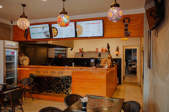 Inside Afandi, which started out as a food cart.