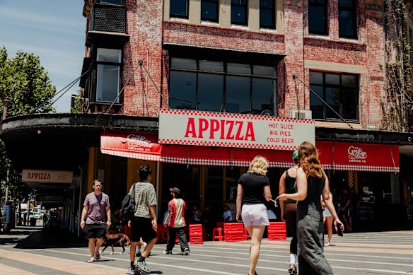 Appizza has opened in the former Freda’s site in Darlinghurst.