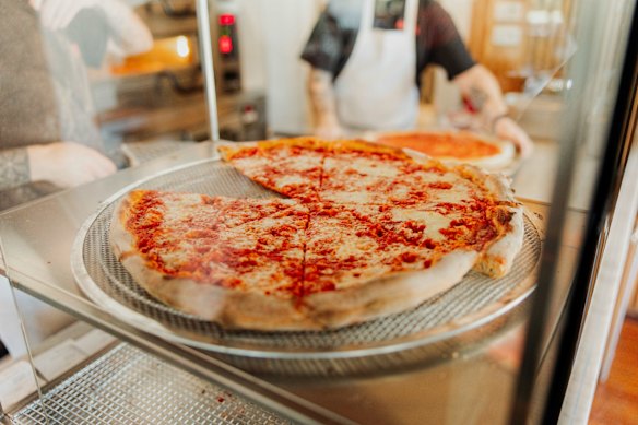 The tomato pie.