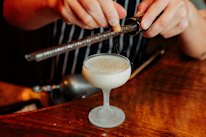 Add a flourish to your festive cocktail, either nutmeg or cinnamon.