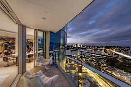 The home offers knockout views.