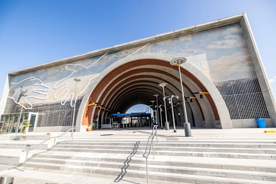 The new Arden Station in North Melbourne. 