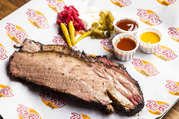 Beefy brilliance: Southern Grace Diner’s smoked brisket.
