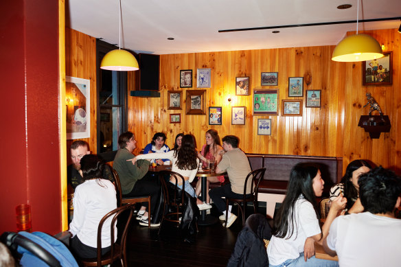 The upstairs has been transformed into “Mexican sports bar” Club Ricos.