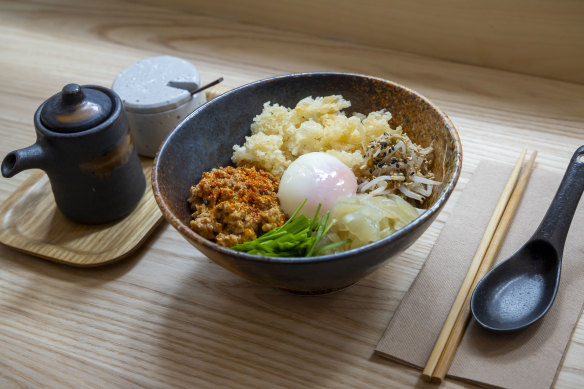 Mazesoba is one of two new noodle dishes that Ima can now offer.